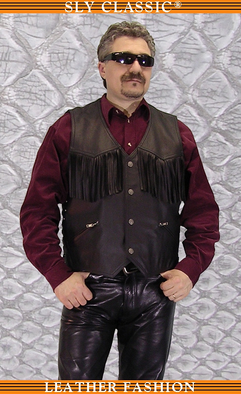 Férfi bőrmellény, bőrnadrág - Sly Classic Leather Fashion
