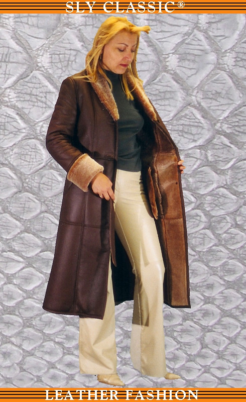 Női bőrkabát, irha kabát, bőrnadrág - Sly Classic Leather Fashion