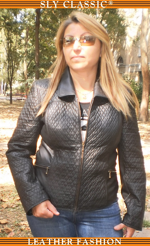 Női bőrdzseki - Sly Classic Leather Fashion